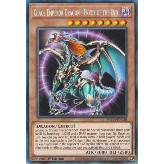 Chaos Emperor Dragon - Envoy of the End (CR) - Toon Chaos (TOCH)