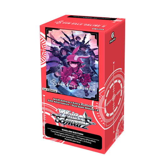 Weiss Schwarz: Sword Art Online Alternative Gun Gale Online 2 Extra Booster