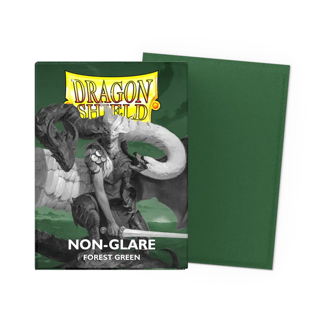 Dragon Shield: Matte Non-Glare Forest Green 100ct