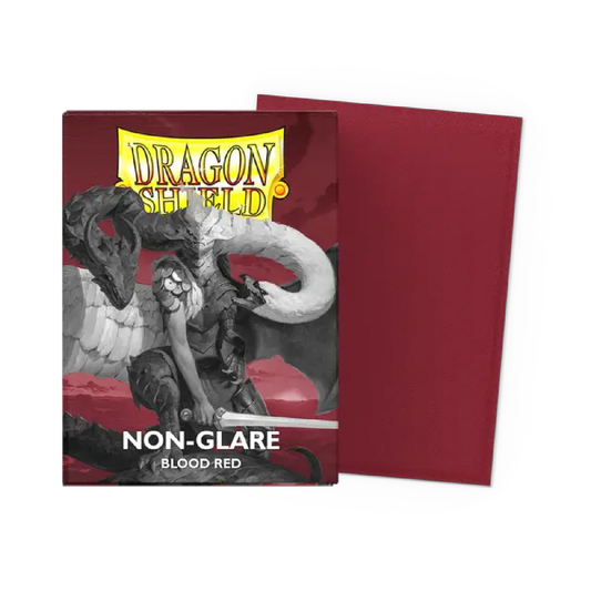 Dragon Shield: Matte Non-Glare Blood Red 100ct