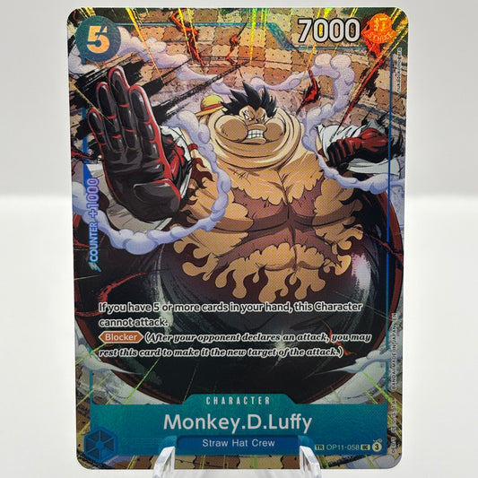 Monkey.D.Luffy - OP11-058 (TR) - Carrying On His Will Single Card