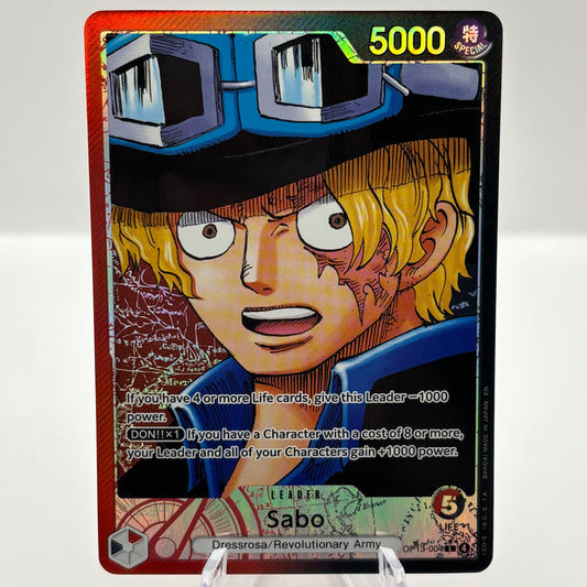 Sabo (004) (Alternate Art) - Carrying On His Will Single Card
