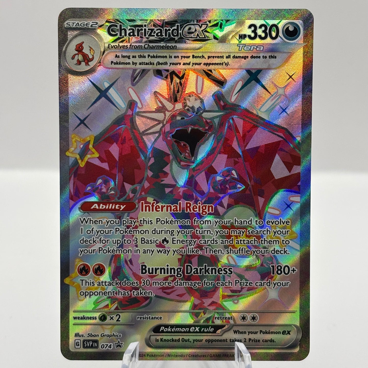 Charizard ex - 074 - SV: Scarlet & Violet PR Single Card