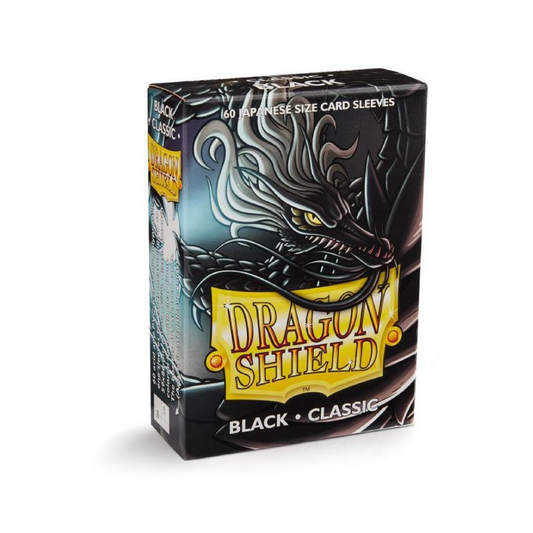 Dragon Shield: Classic Japanese Sleeves Black 60ct