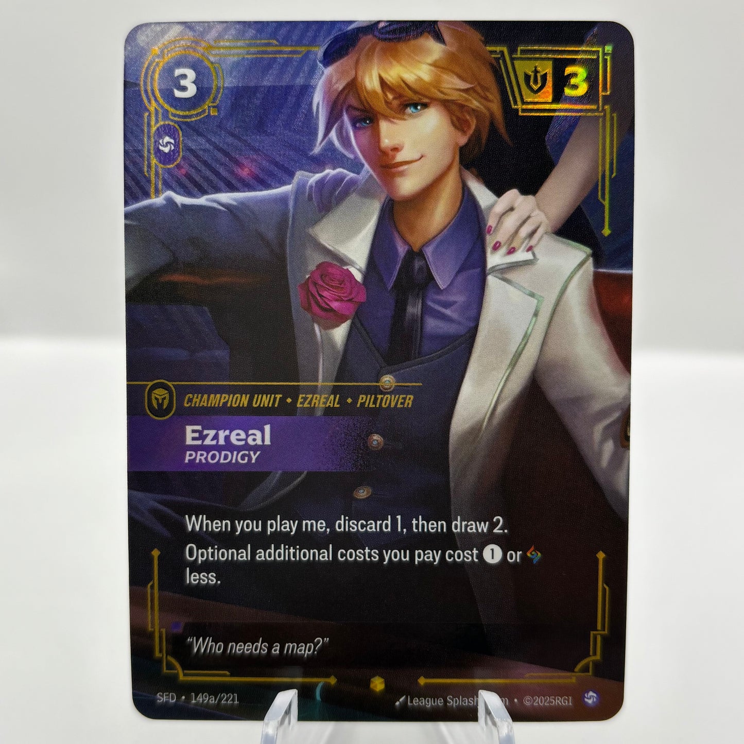 Ezreal - Prodigy (Alternate Art) - Spiritforged Single Card