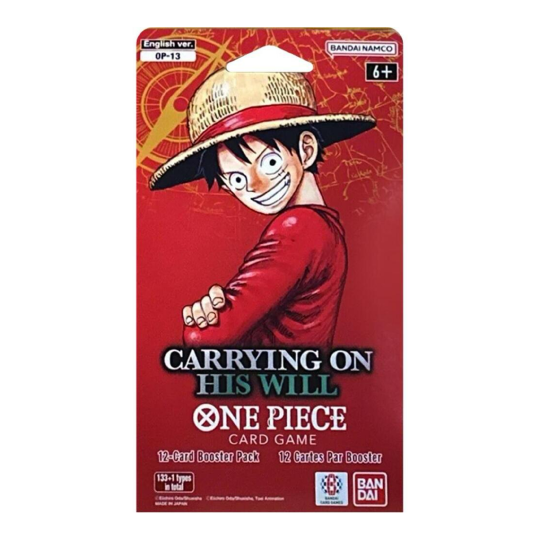 One Piece Card Game: Carrying On His Will Sleeved Booster Pack OP13