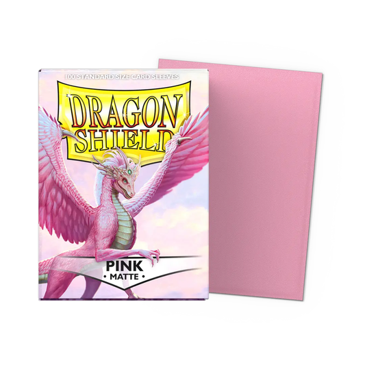 Dragon Shield Matte Pink Sleeves