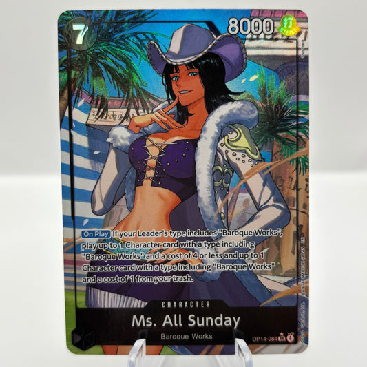Ms. All Sunday (Alternate Art) - The Azure Sea's Seven Single Card