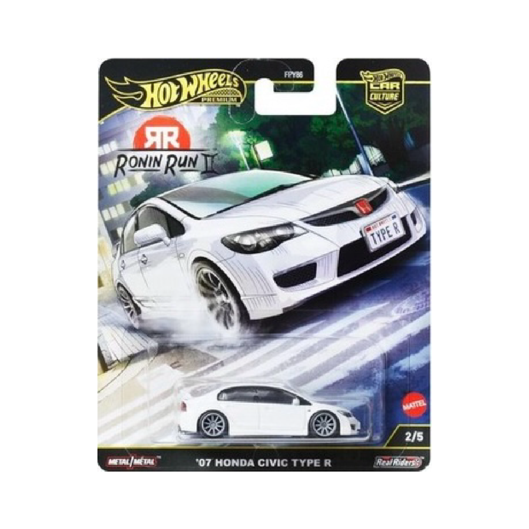Hot Wheels Car Culture Ronin Run II 07’ Honda Civic Type R