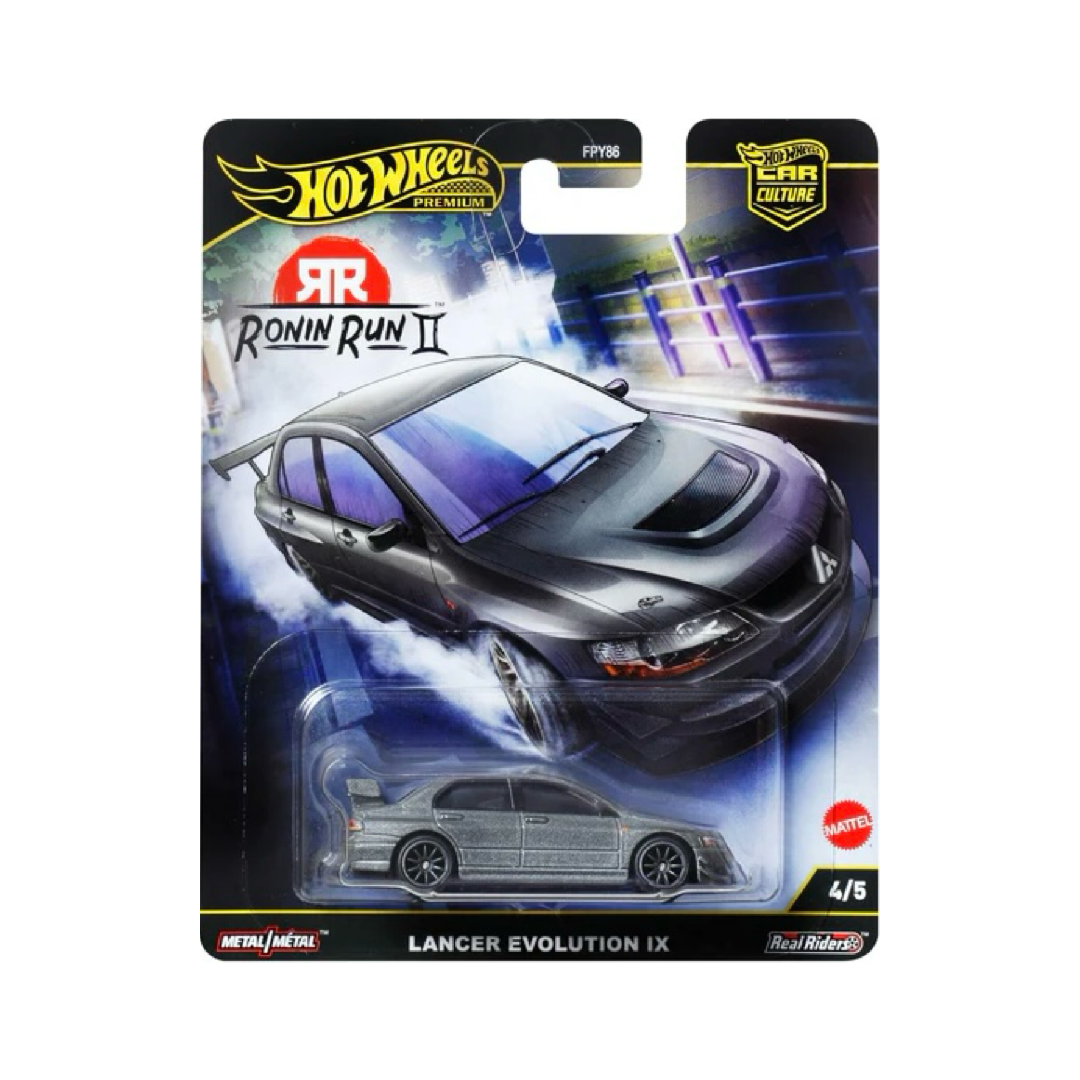Hot Wheels Car Culture Ronin Run II Lancer Evolution IX 4/5