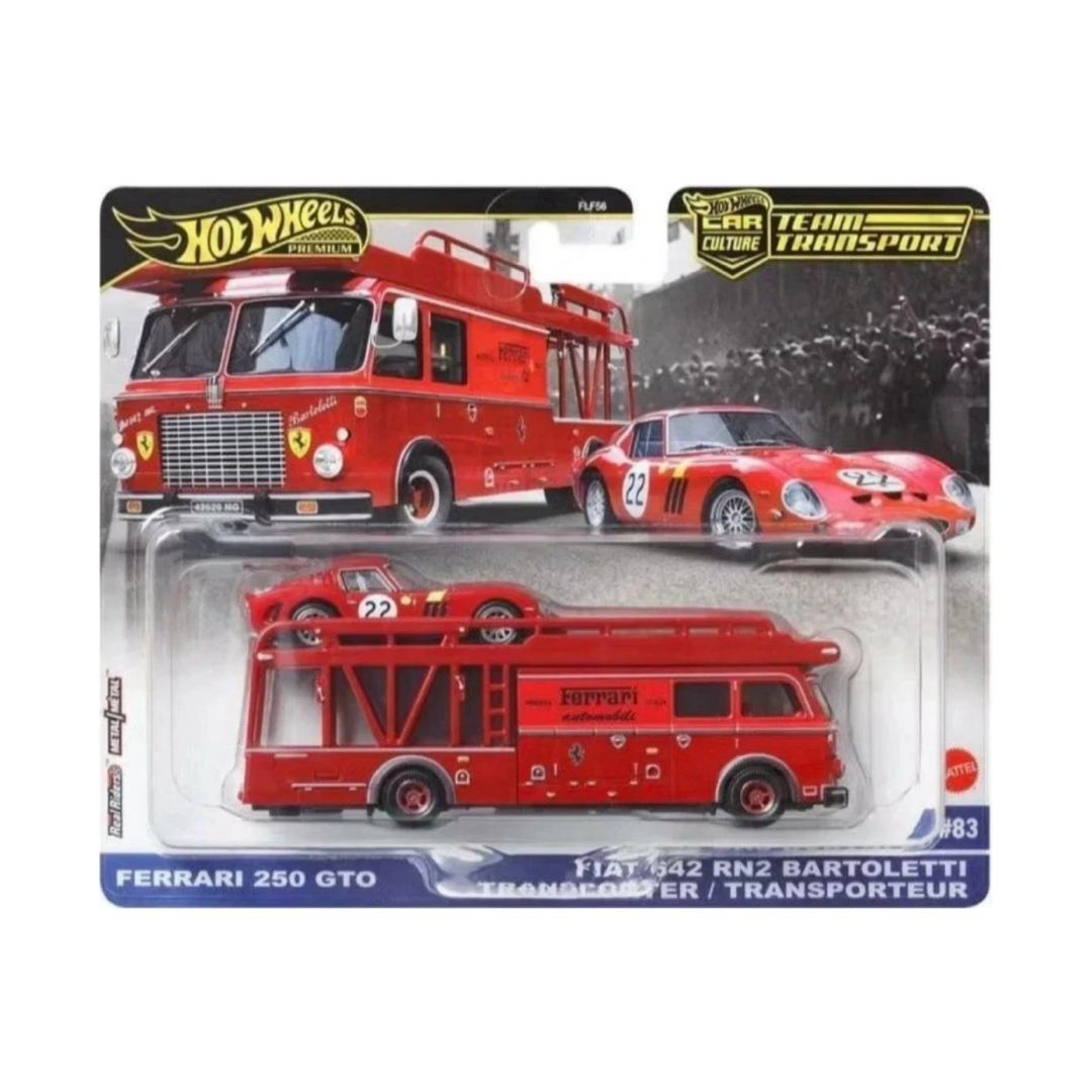 Hot Wheels Car Culture Team Transport Ferrari 250 GTO Fiat 642 RN2 Bartoletti Transporter / Transporteur #83