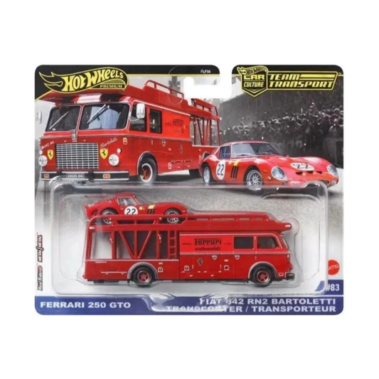 Hot Wheels Car Culture Team Transport Ferrari 250 GTO Fiat 642 RN2 Bartoletti Transporter / Transporteur #83