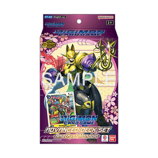 Digimon Card Game: Amethyst Mandela Advanced Deck Set ST22