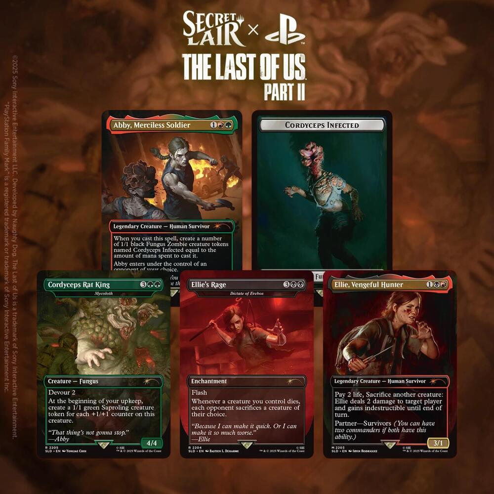 Magic The Gathering: Secret Lair x The Last Of Us Part II Non-Foil