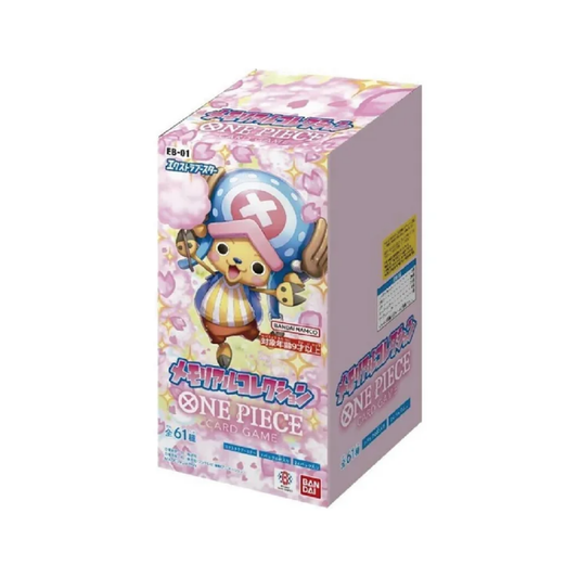 One Piece Card Game: Extra Booster Memorial Collection Japanese Booster Box EB01