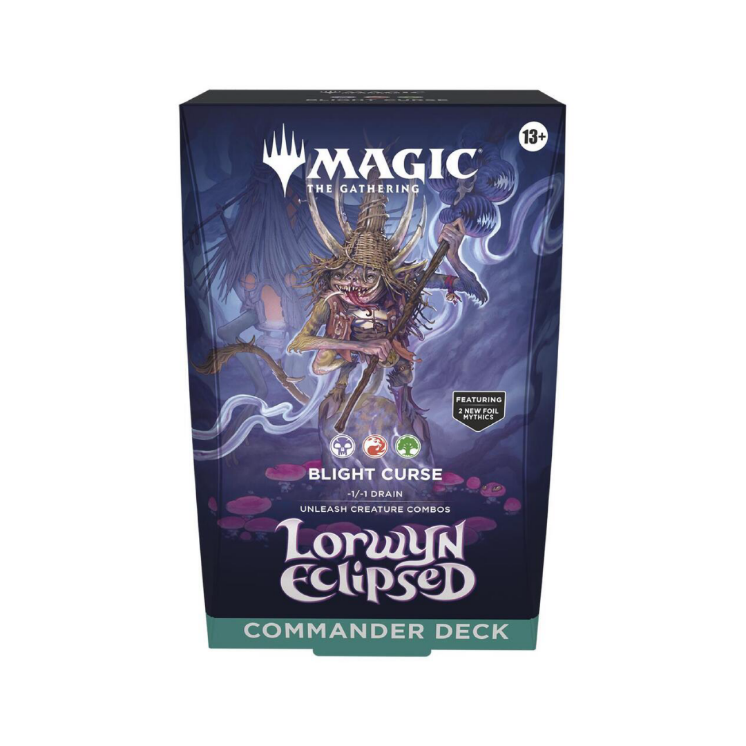 Magic The Gathering: Lorwyn Eclipsed Blight Curse Commander Deck