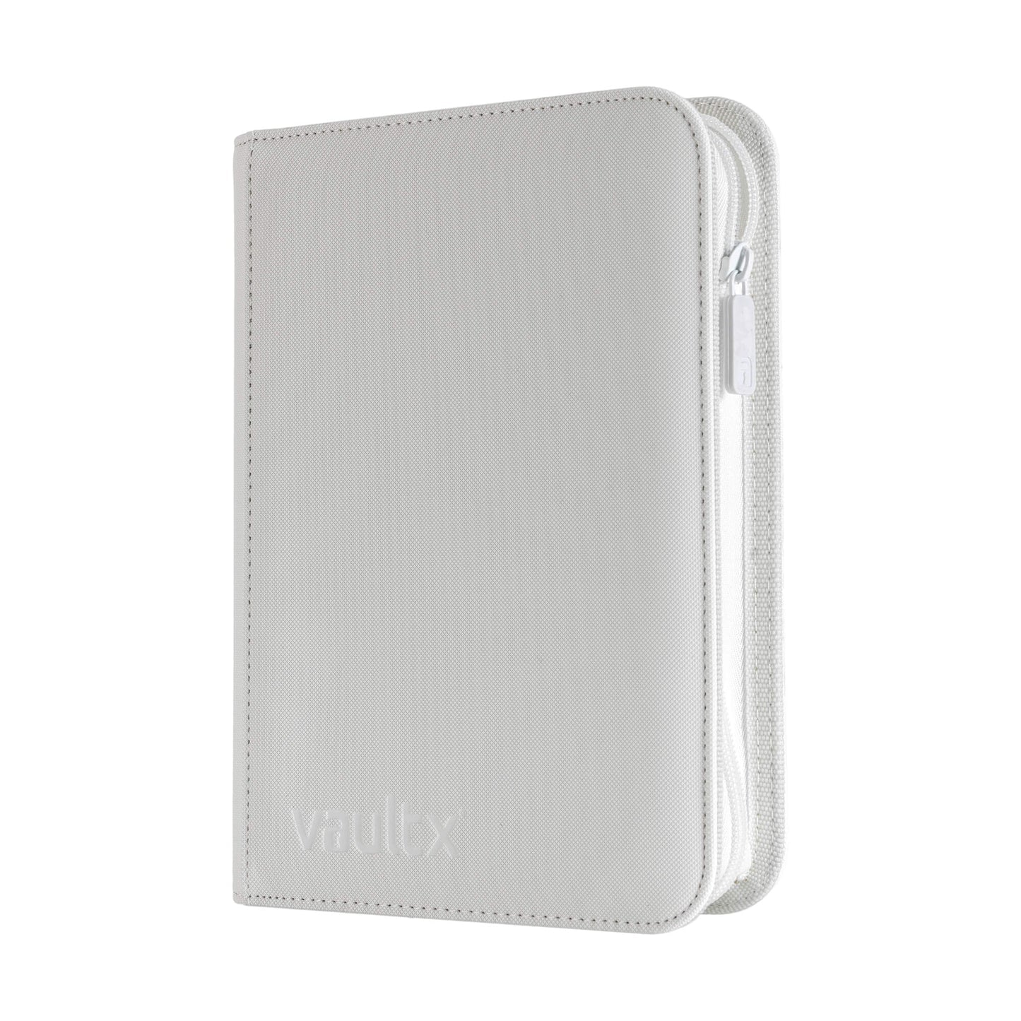 Vault X 4-Pocket Exo-Tec Zip Binder White Edition