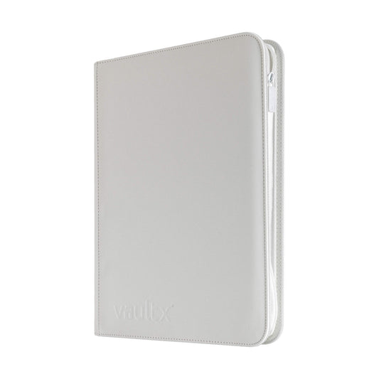 Vault X 9-Pocket Exo-Tec Zip Binder White Edition