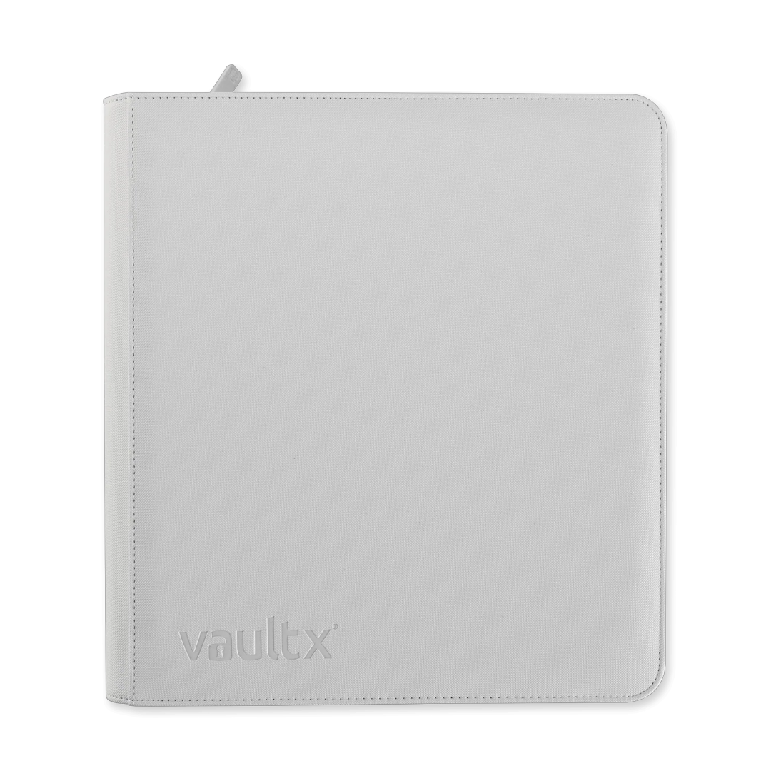 Vault X 12-Pocket Exo-Tec Zip Binder White Edition