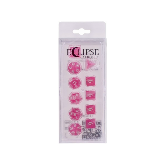 Ultra Pro Eclipse 11 Dice Set Hot Pink