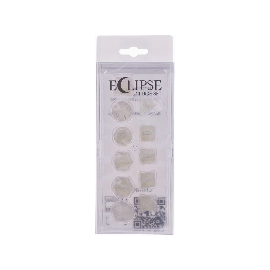 Ultra Pro Eclipse 11 Dice Set Arctic White