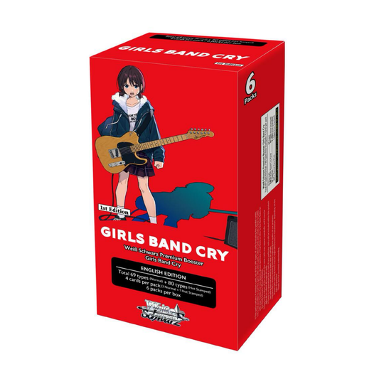 Weiss Schwarz Premium Booster Girls Band Cry English 1st Edition