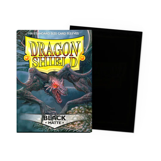 Dragon Shield Standard Black Matte Sleeves