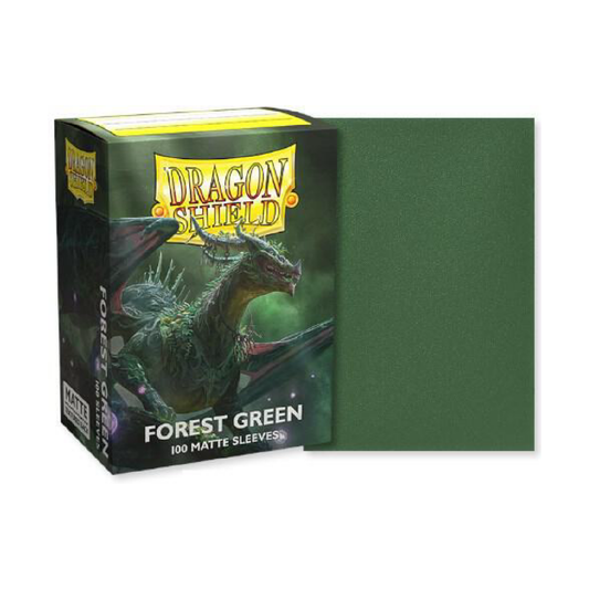 Dragon Shield Matte Forest Green Sleeves