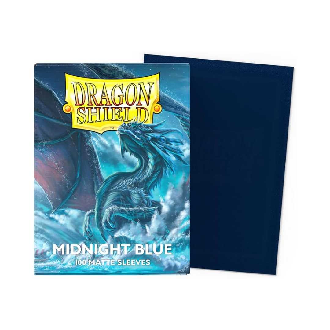 Dragon Shield Matte Midnight Blue Sleeves