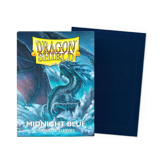Dragon Shield Matte Midnight Blue Sleeves