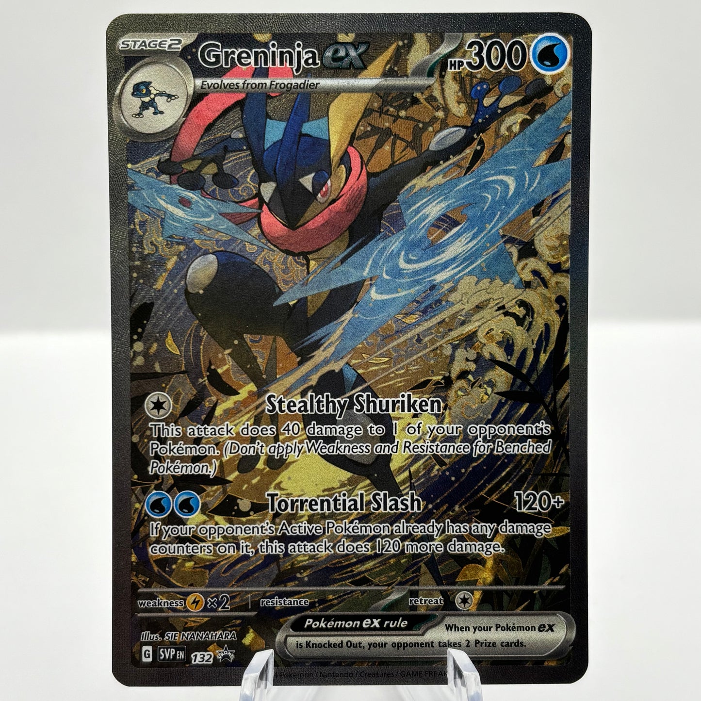 Greninja ex - 132 - SV: Scarlet & Violet PR Cards (SVP) Single Card