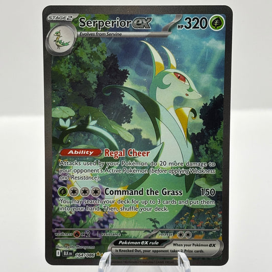 Serperior ex - 164/086 - SV: Black Bolt (BLK) Single Card