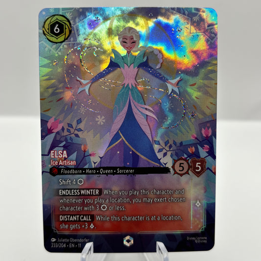 Elsa - Ice Artisan (Enchanted) - Winterspell Single Card