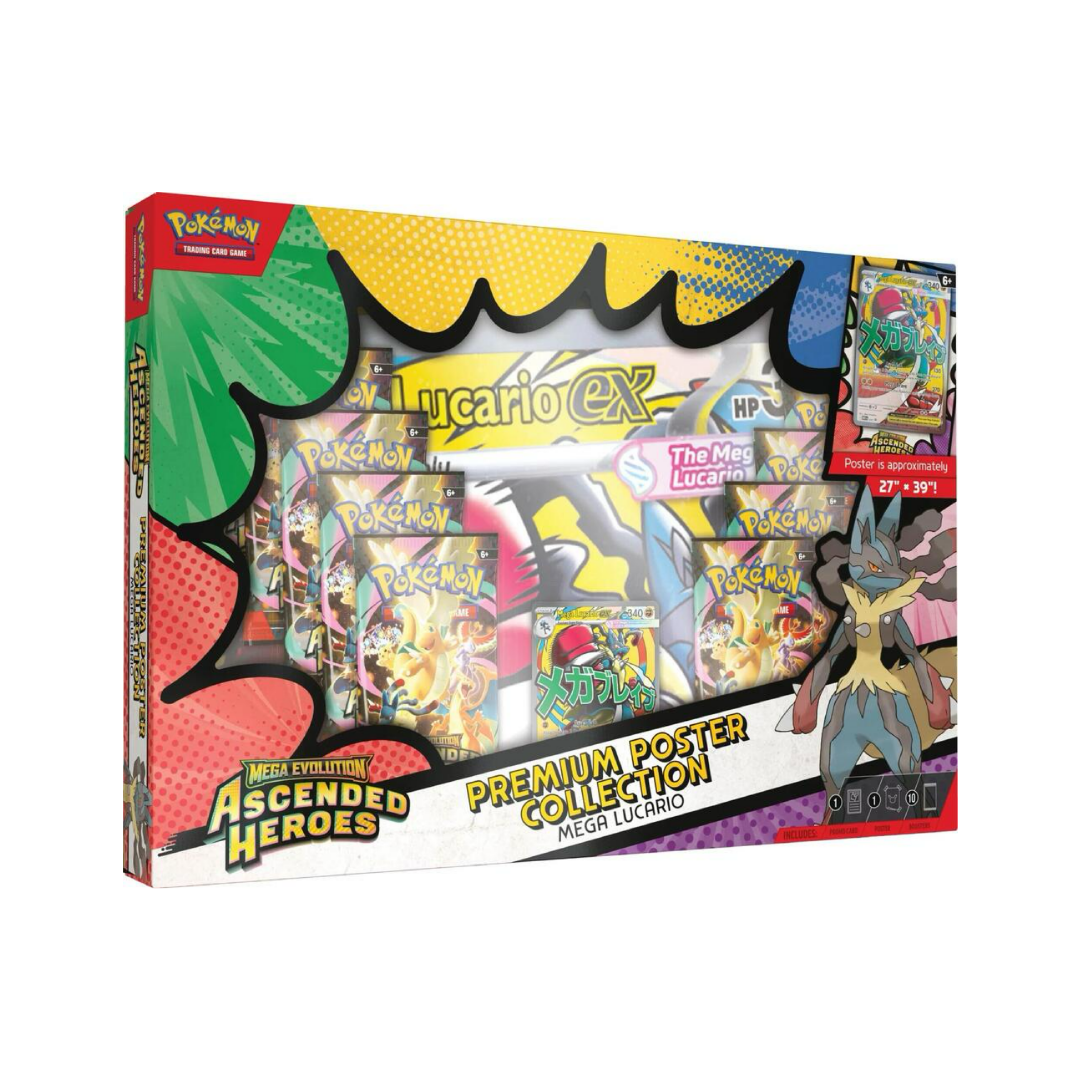 Pokémon TCG: Ascended Heroes Premium Poster Collection (Styles May Vary)