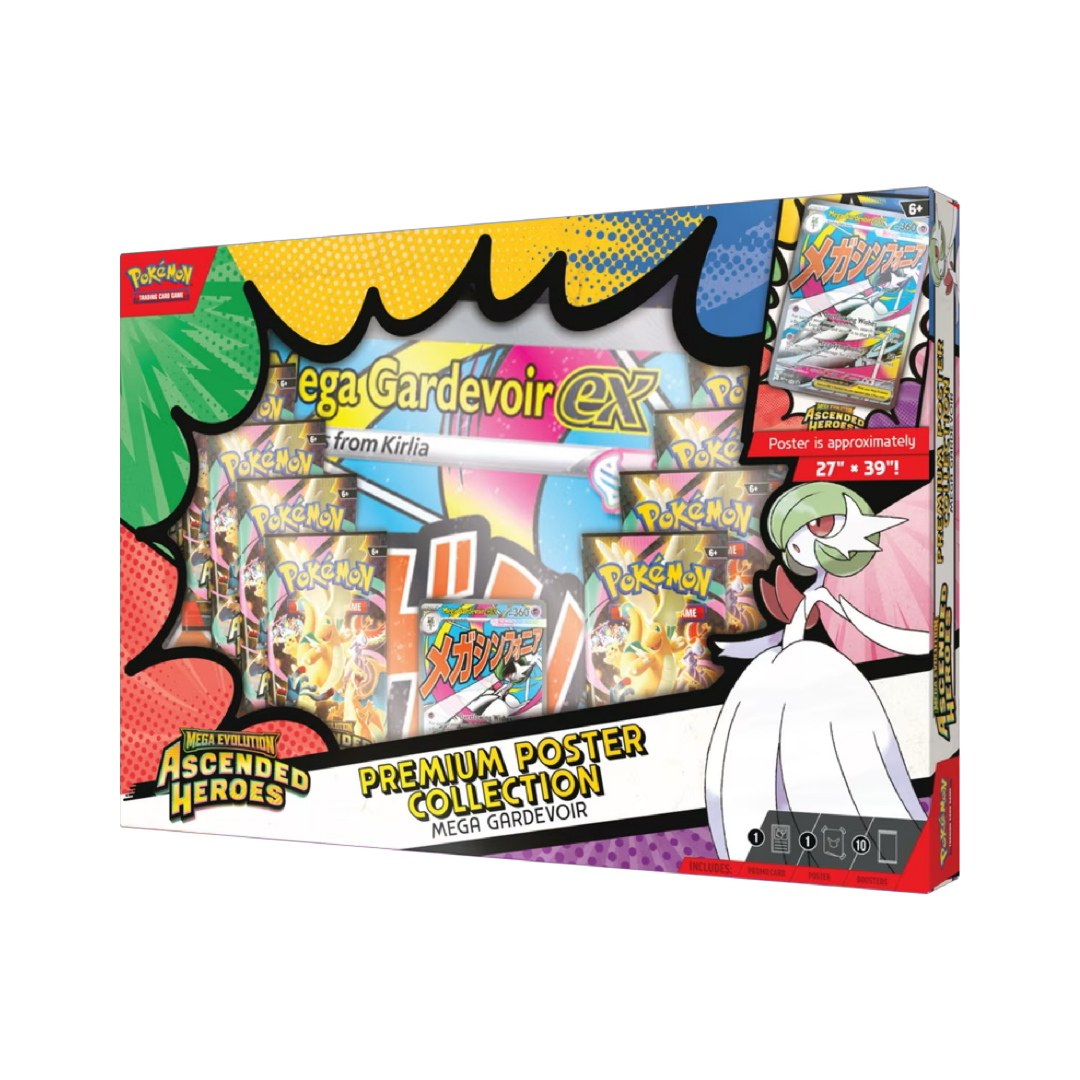 Pokémon TCG: Ascended Heroes Premium Poster Collection (Styles May Vary)