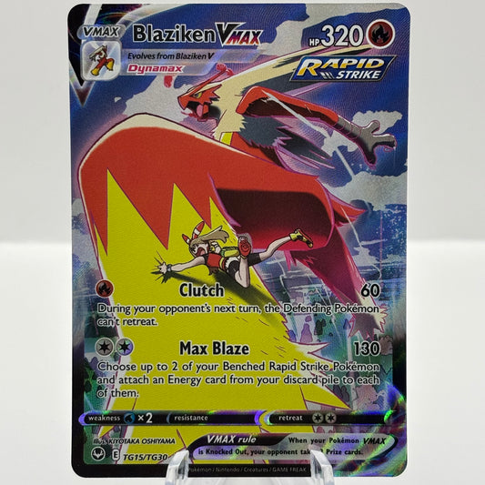 Blaziken VMAX - SWSH12: Silver Tempest Trainer Gallery (SWSH12: TG) Single Card