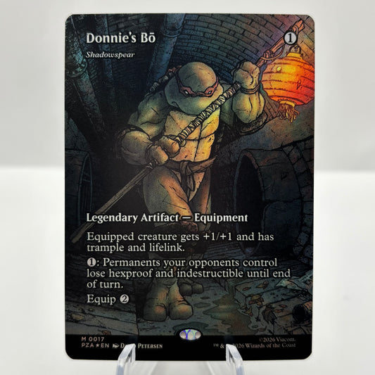 Donnie's Bo - Shadowspear (Borderless) - Teenage Mutant Ninja Turtles Source Material (PZA) Foil