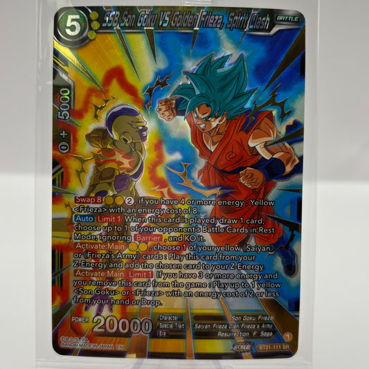 SSB Son Goku VS Golden Frieza, Spirit Clash - Wild Resurgence Single Card