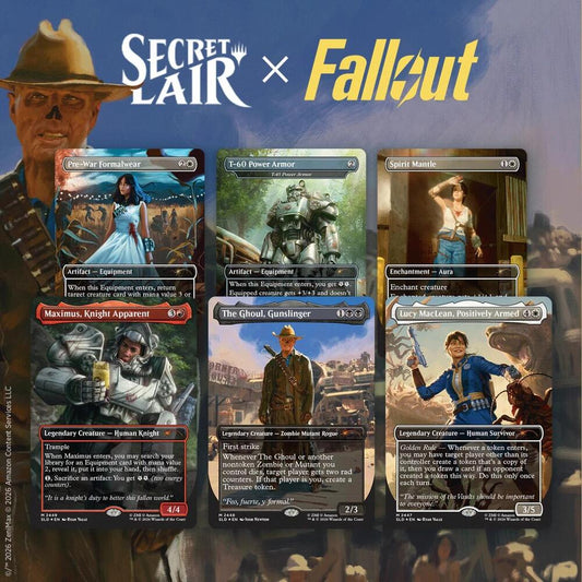 Magic The Gathering x Secret Lair Fallout: Beyond Vault 33 Non-Foil Edition