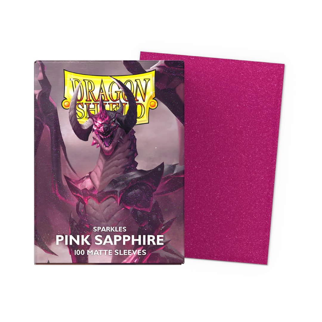 Dragon Shield Sparkles Pink Sapphire Matte Sleeves
