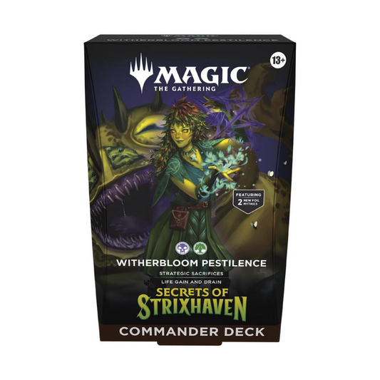 Magic The Gathering: Secrets of Strixhaven Witherbloom Pestilence Commander Deck