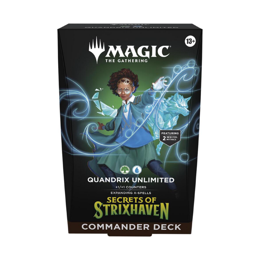 Magic The Gathering: Secrets of Strixhaven Quandrix Unlimited Commander Deck