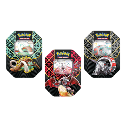 Pokemon TCG: Scarlet & Violet Paldean Fates Spanish Tins (Style Varies)