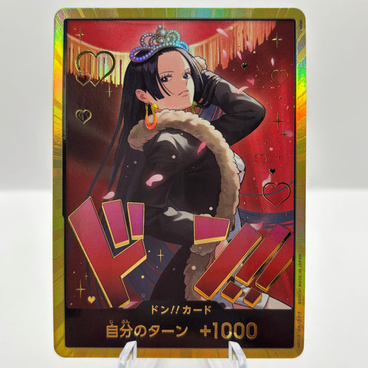 JPN DON!! Card (Boa Hancock) (Gold) - Extra Booster: One Piece Heroines Edition Single Card