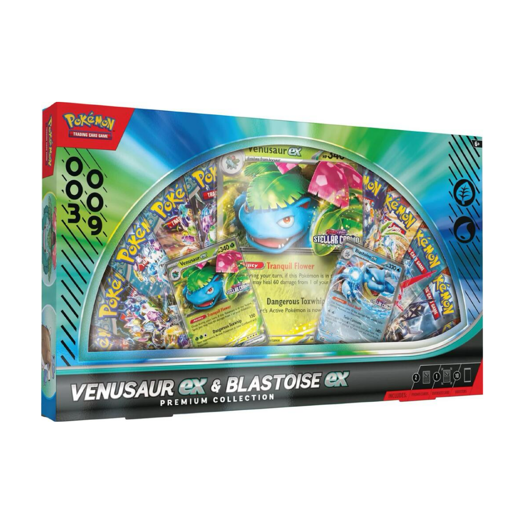 Pokemon TCG: Venusaur ex & Blastoise ex Premium Collection – Card Boyz