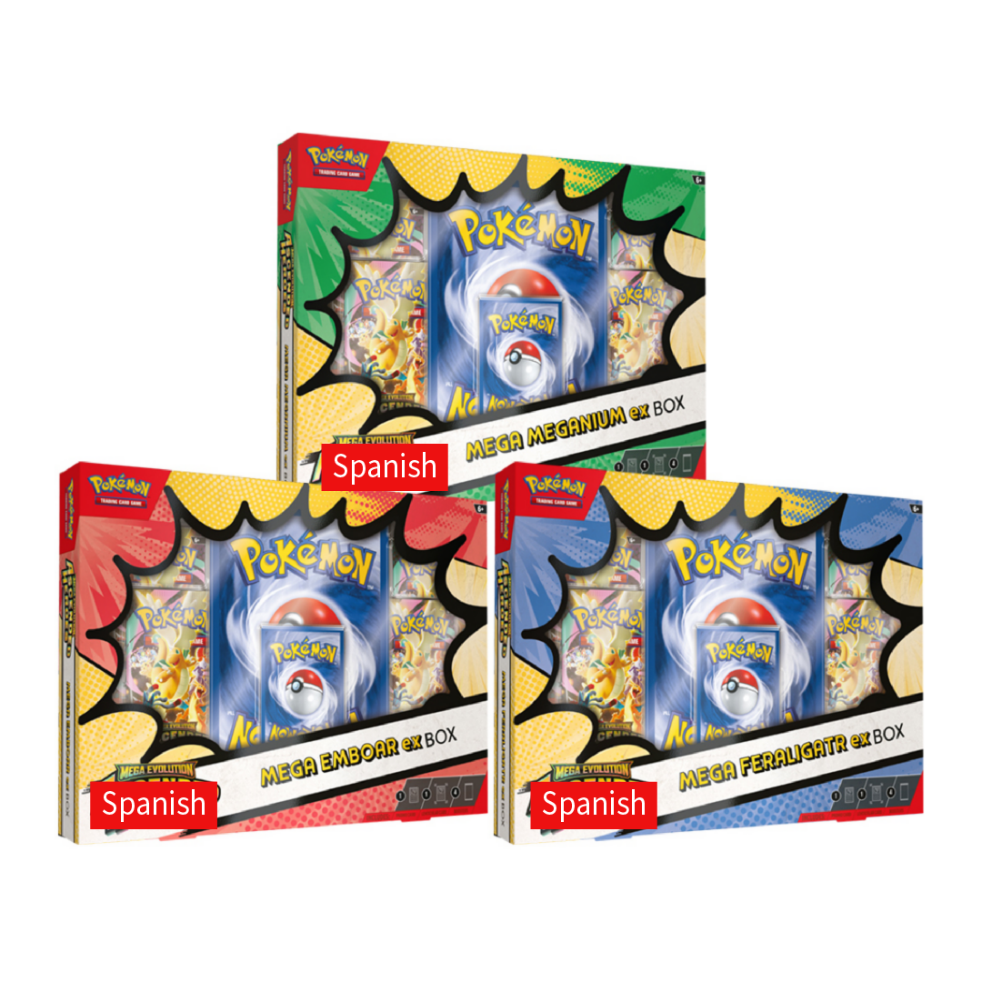 Pokemon TCG: Ascended Heroes Mega ex Box (Style May Vary) Spanish Version