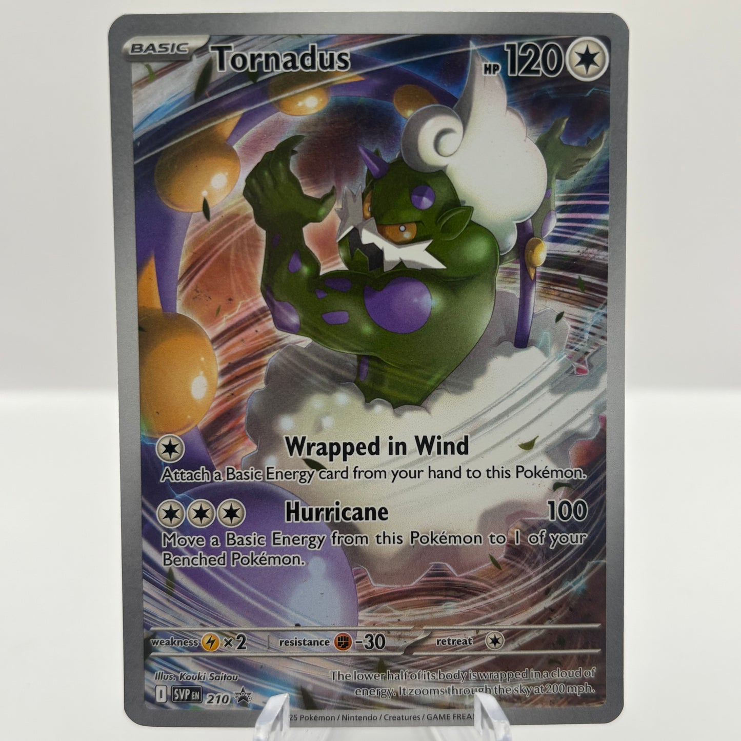 Tornadus - 210 - SV: Scarlet & Violet Unsealed PR Single Card