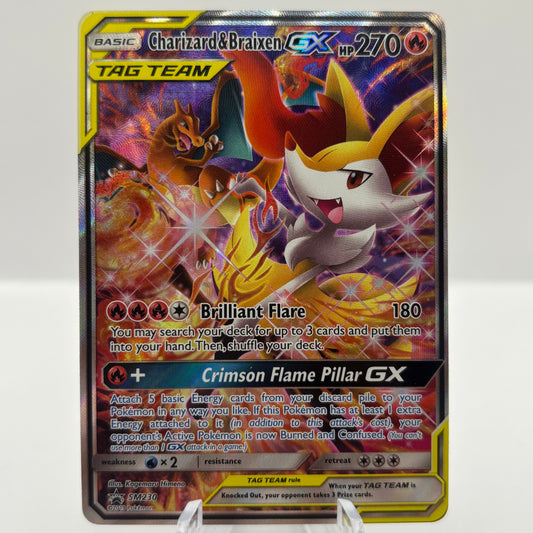 LP Charizard & Braixen GX - SM230 - SM Unsealed PR Single Card