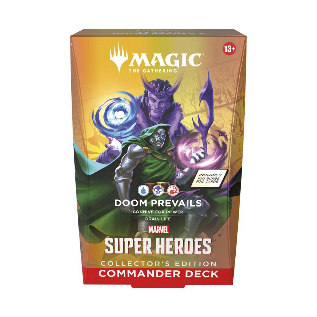 Magic The Gathering: Marvel Super Heroes Collector Commander Deck Doom Prevails