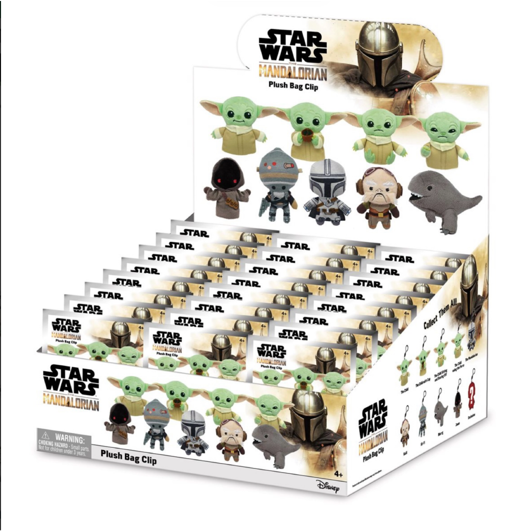 The Mandalorian Figural Plush Bag Clip